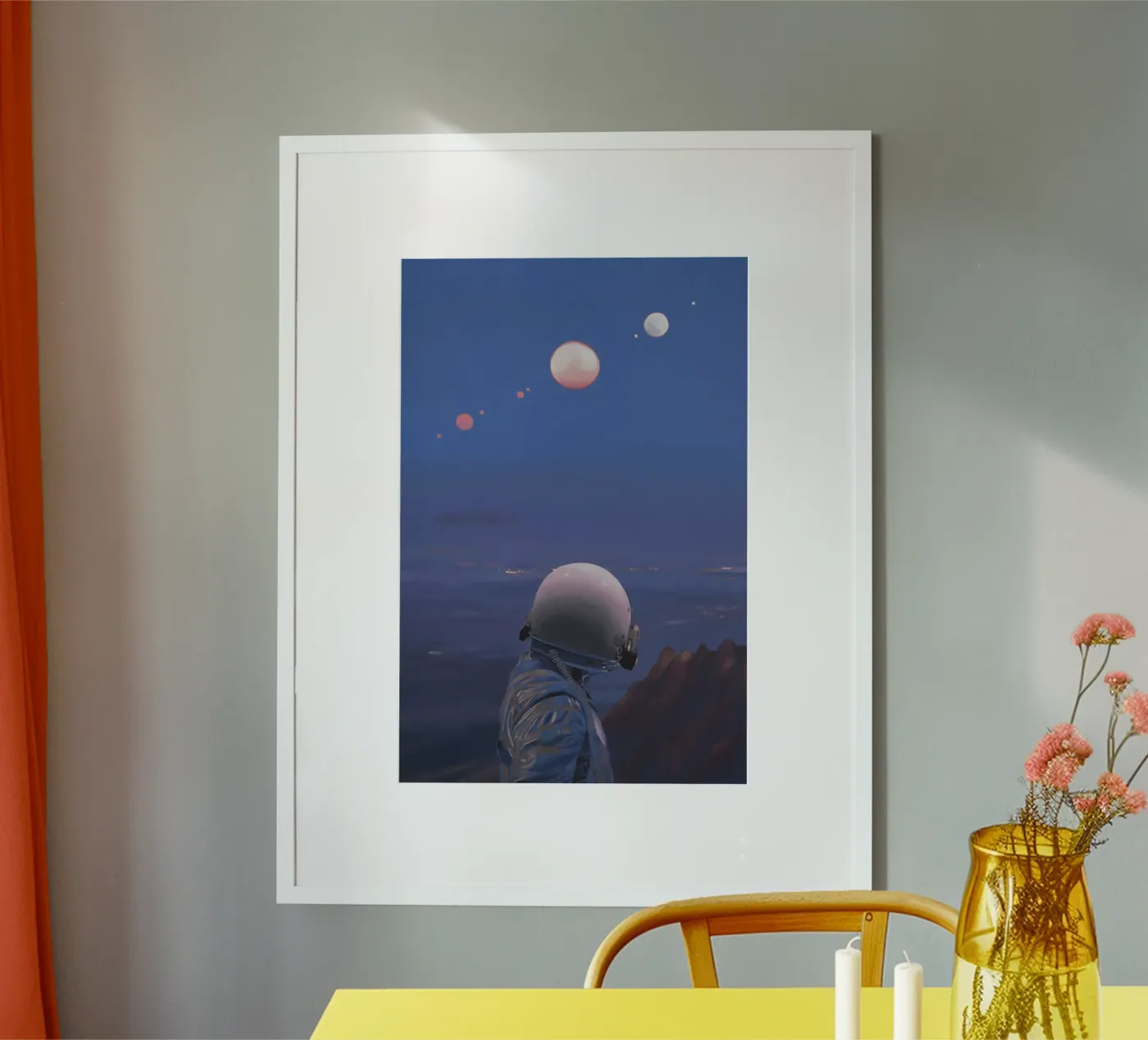 Moons Poster von Scott Listfield