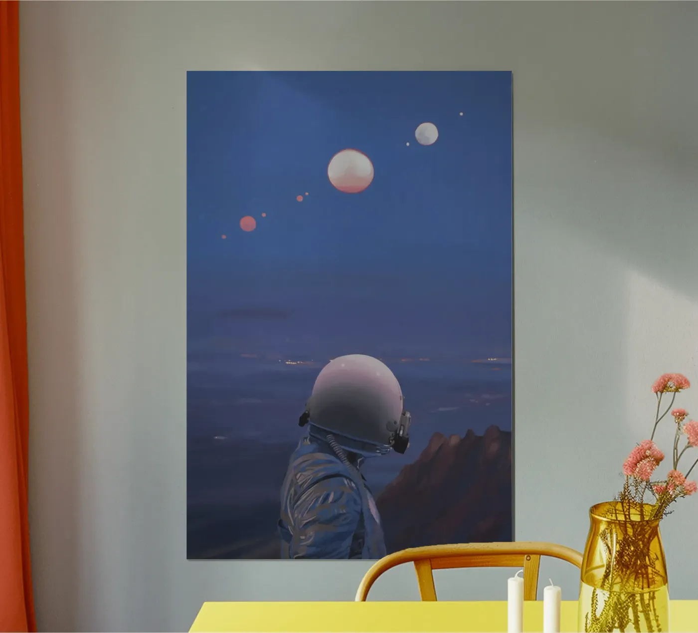 Moons poster van Scott Listfield