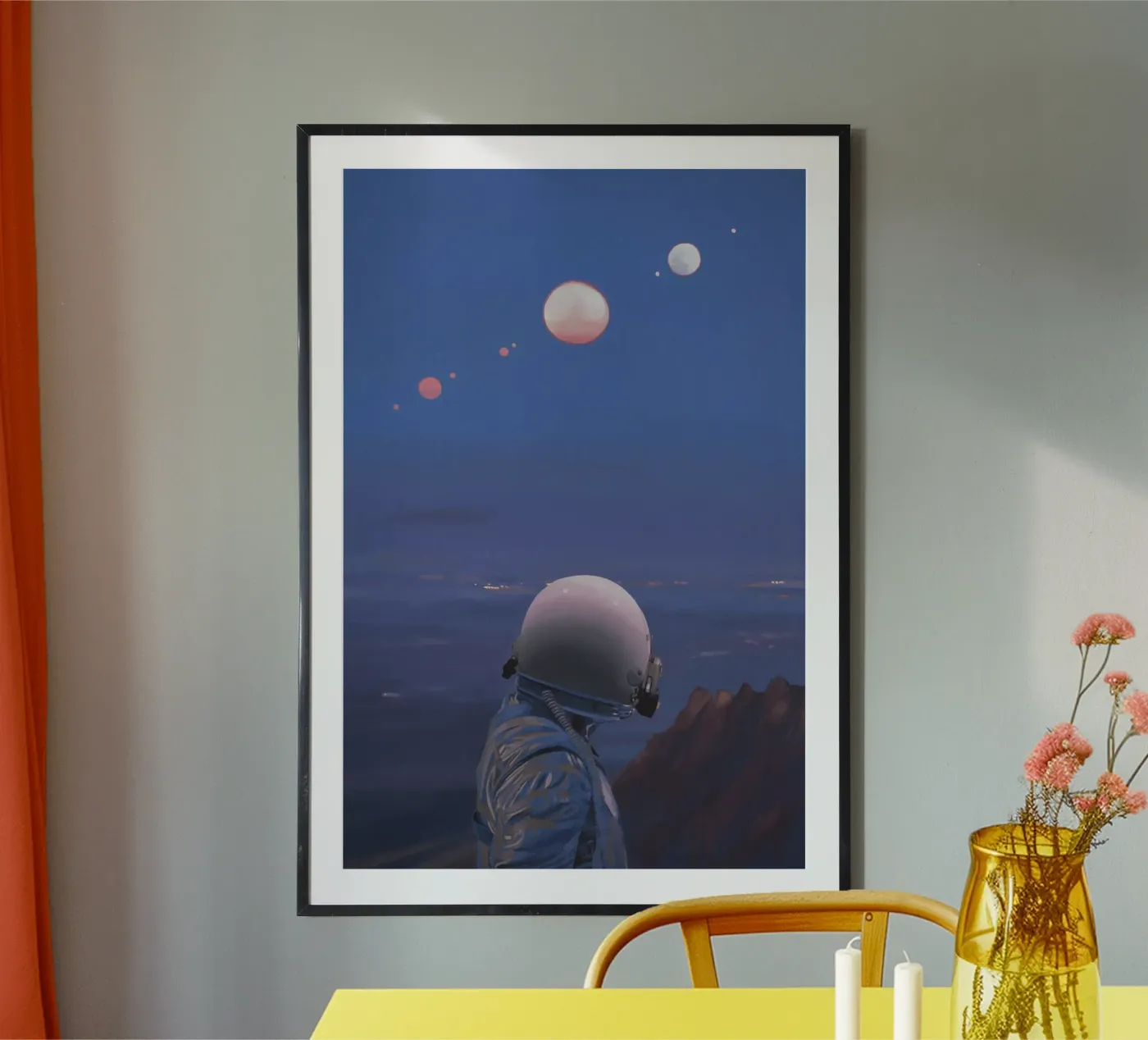 Moons Poster von Scott Listfield