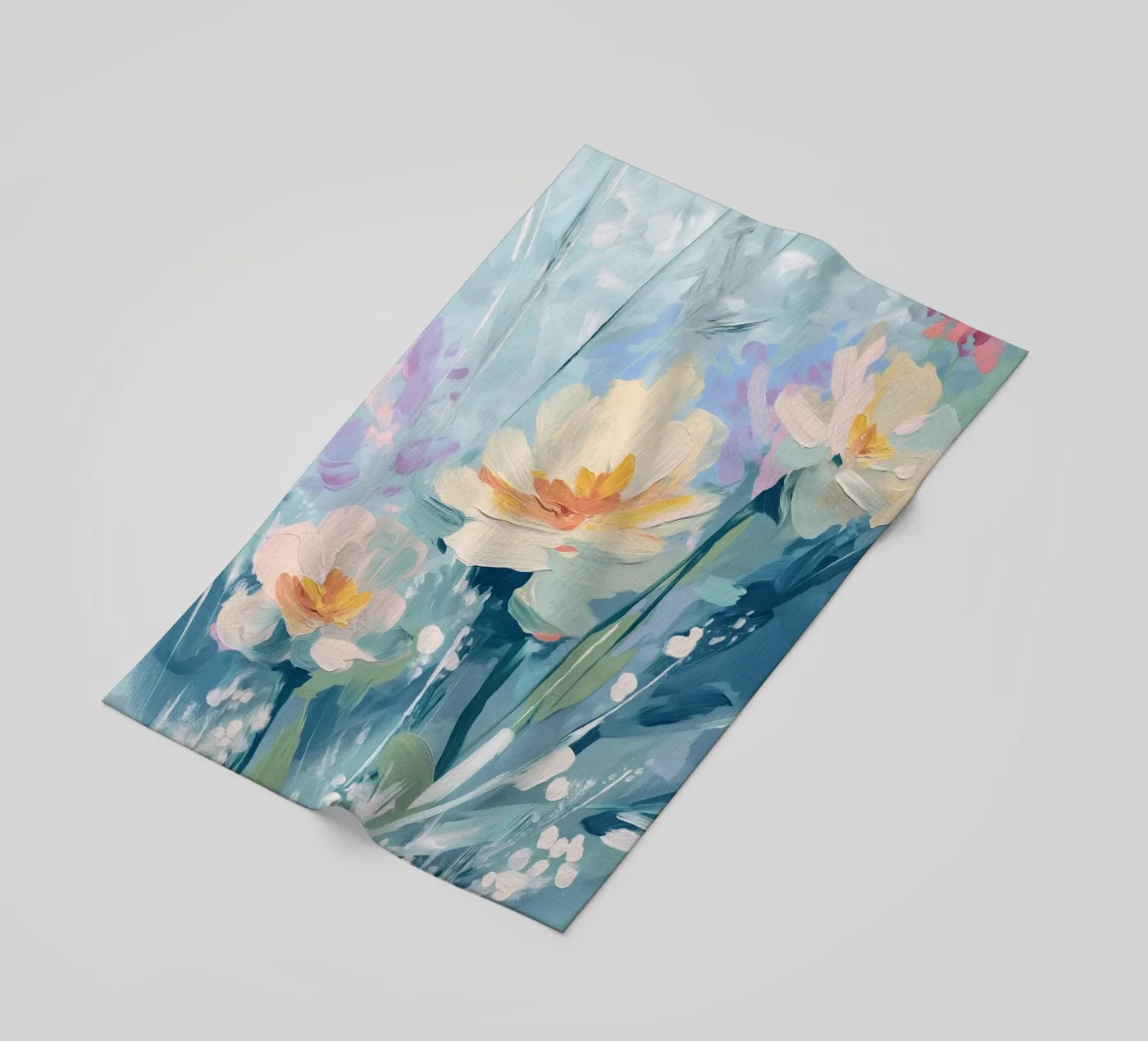 Soft Light Bloom strandhanddoek van Amelie Rose