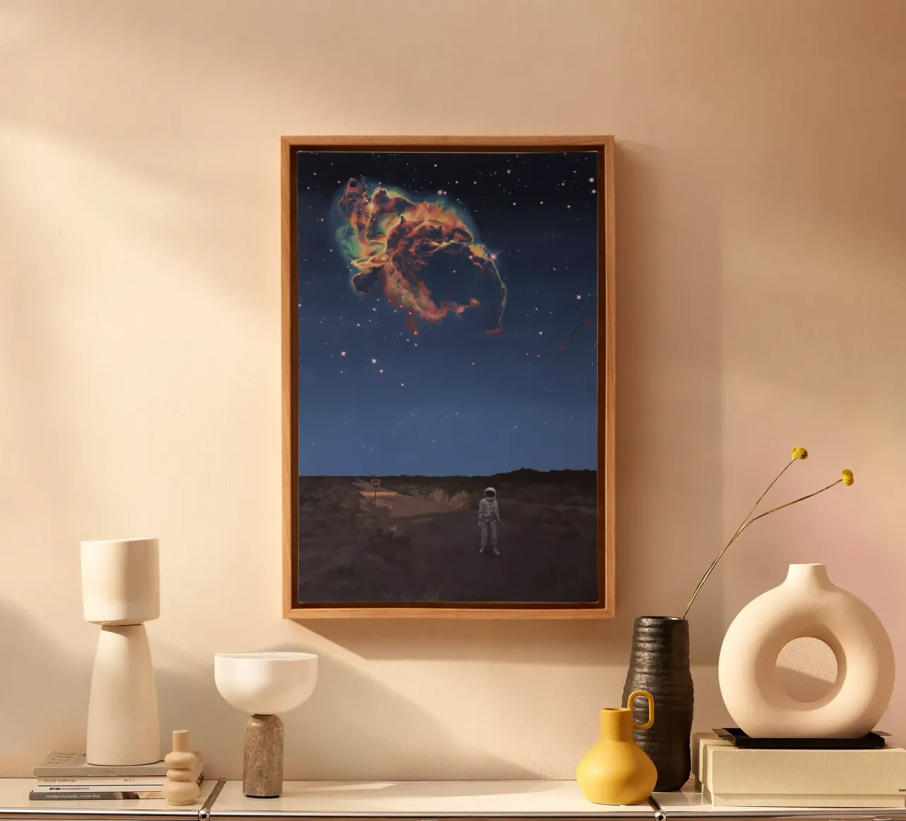 Nebula tela con Cornice a cassetta da Scott Listfield
