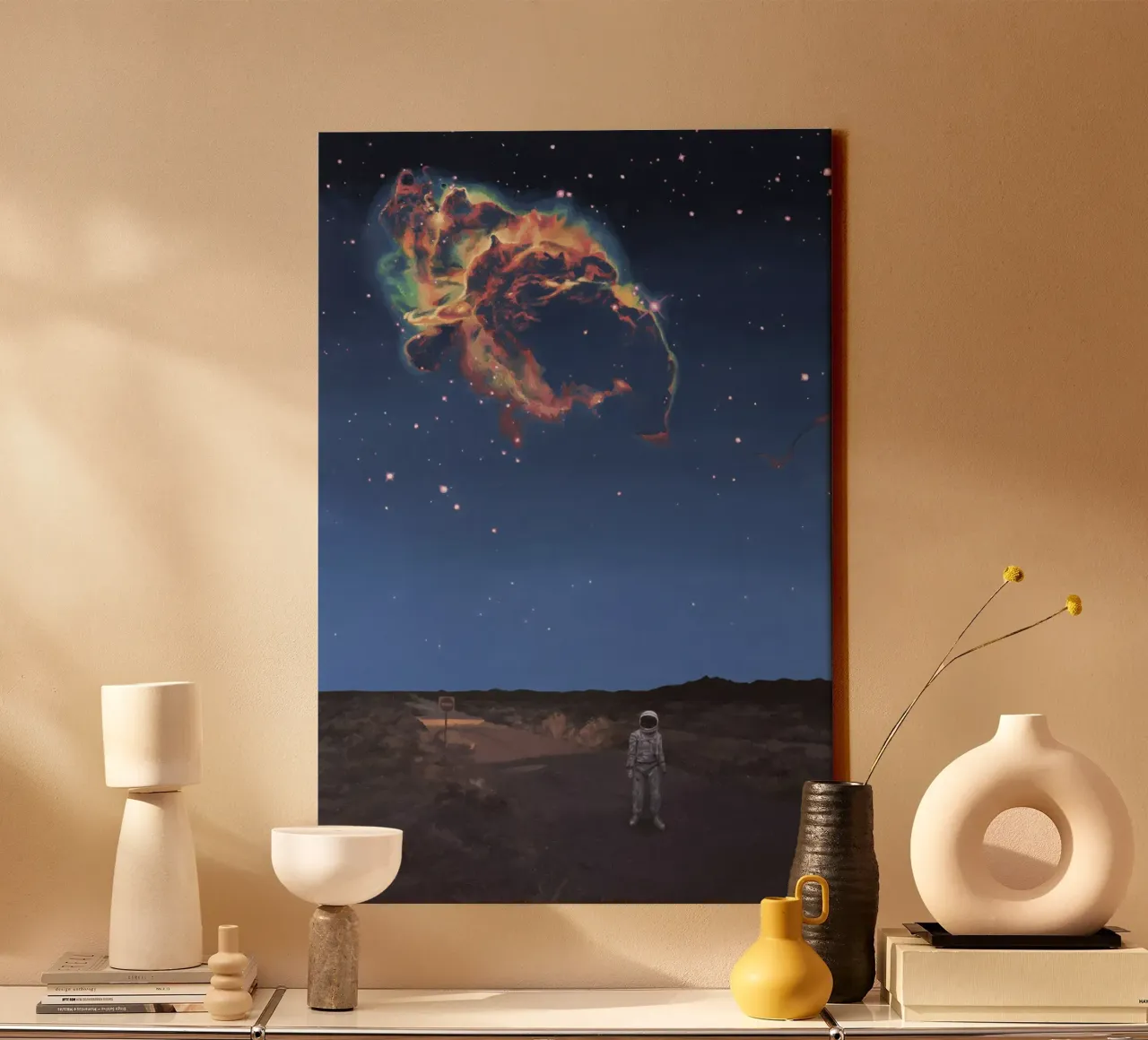 Nebula tela con Cornice a cassetta da Scott Listfield
