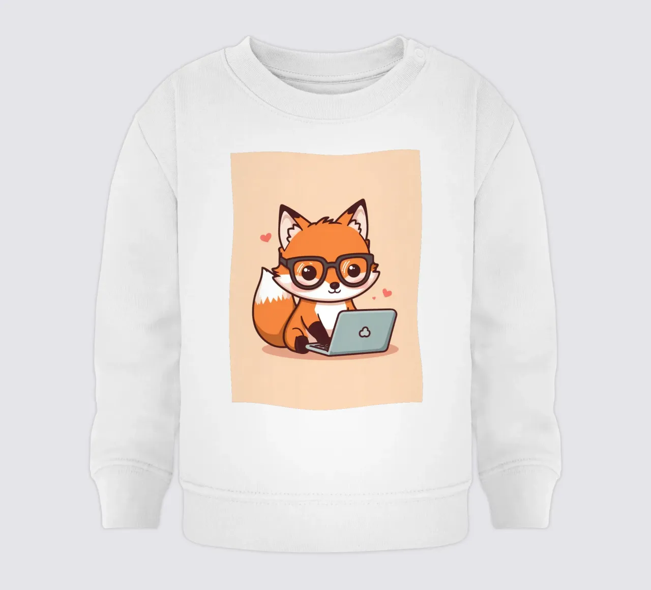 L'ora di studio di Voxy - La volpe intelligente felpa neonato da Voxy's Adventures