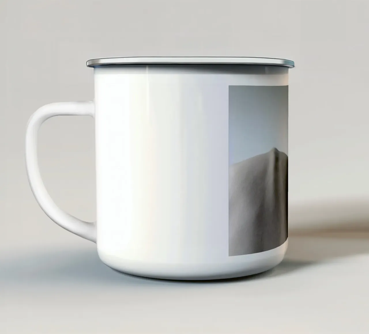 Spine taza de esmalte de George Griefy