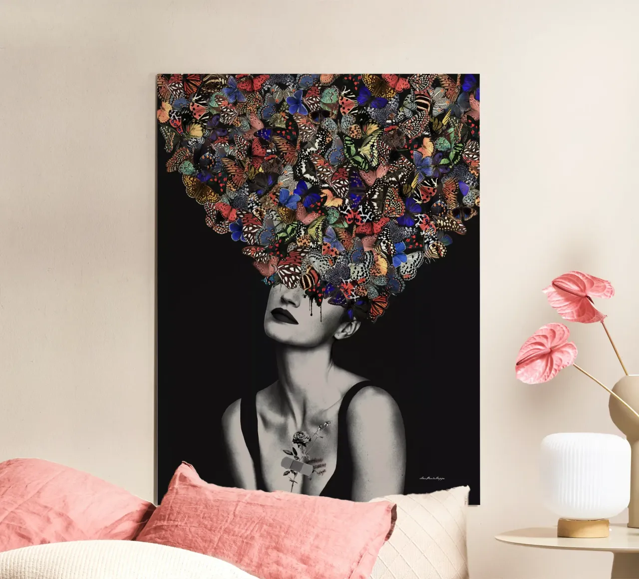 Lenny poster con telaio in alluminio da Ana Paula Hoppe