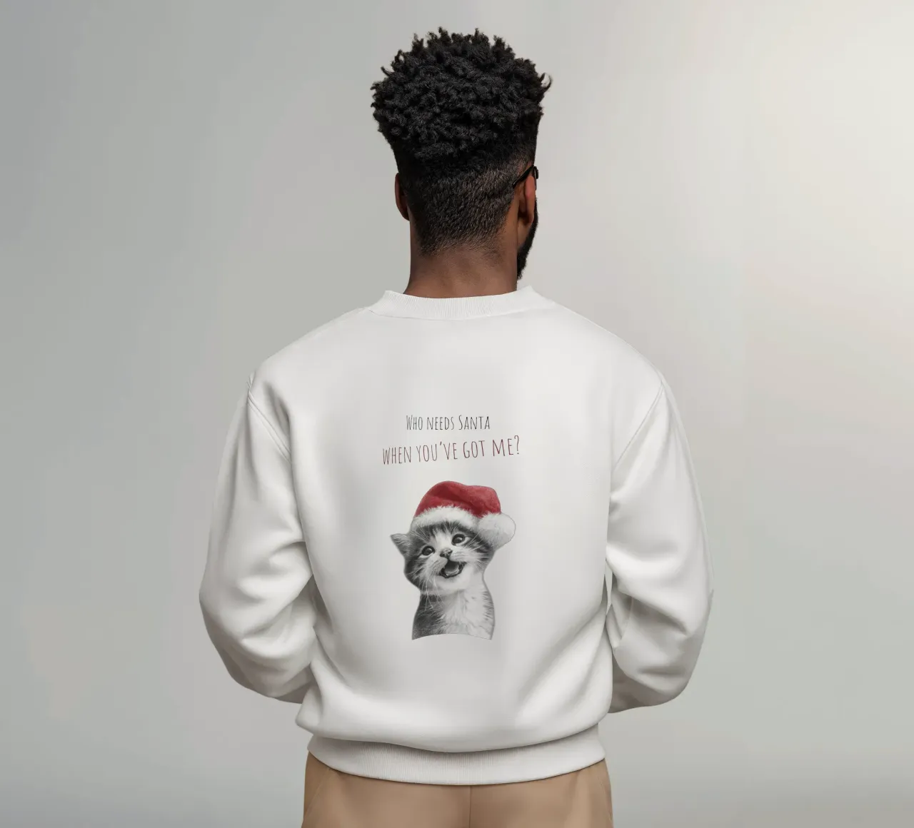 Gatto fresco - Natale felpa da Melanie Viola