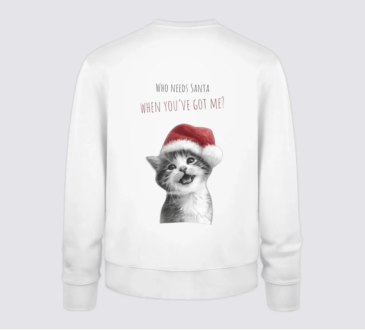 Gatto fresco - Natale felpa da Melanie Viola