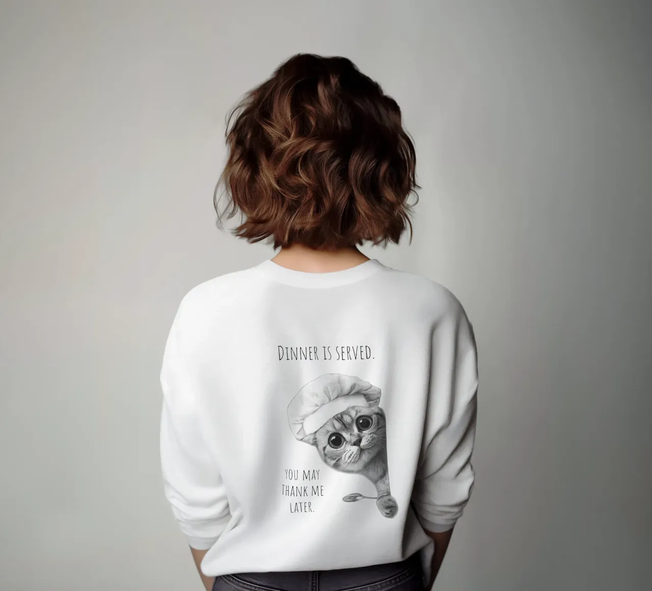 Il cibo è pronto felpa da Melanie Viola