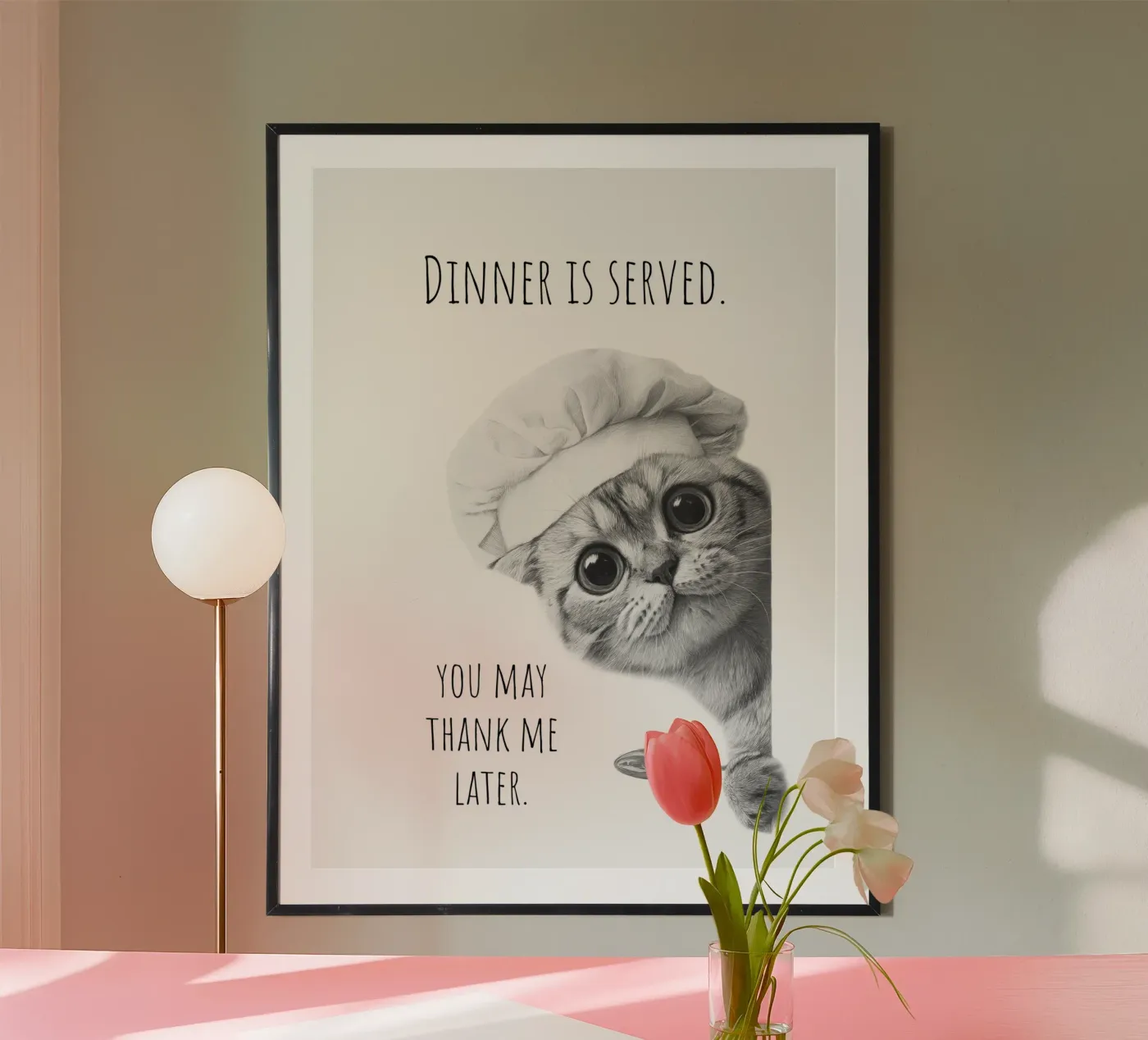 Il cibo è pronto poster da Melanie Viola