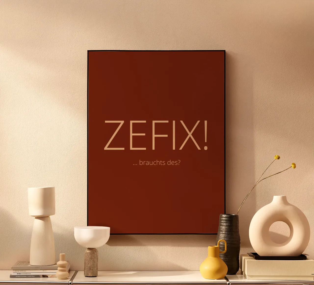 Zefix! acryl van Made in Bavaria