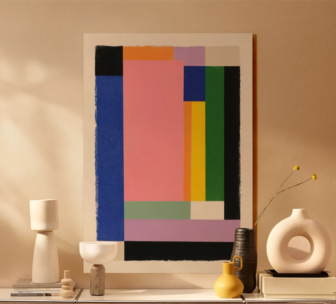 Colour grid composition plexiglass da Form And Function