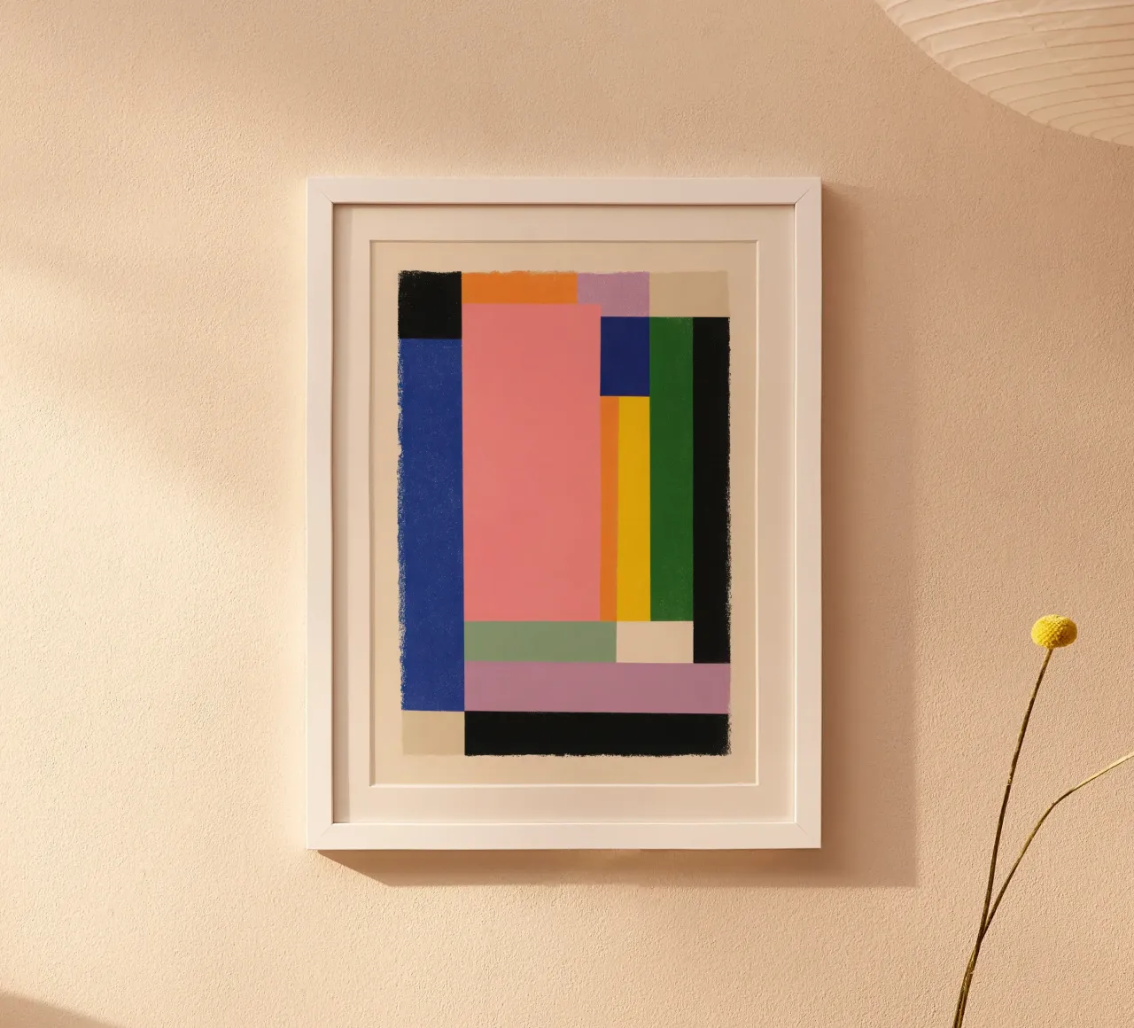 Colour grid composition poster by Form And Function