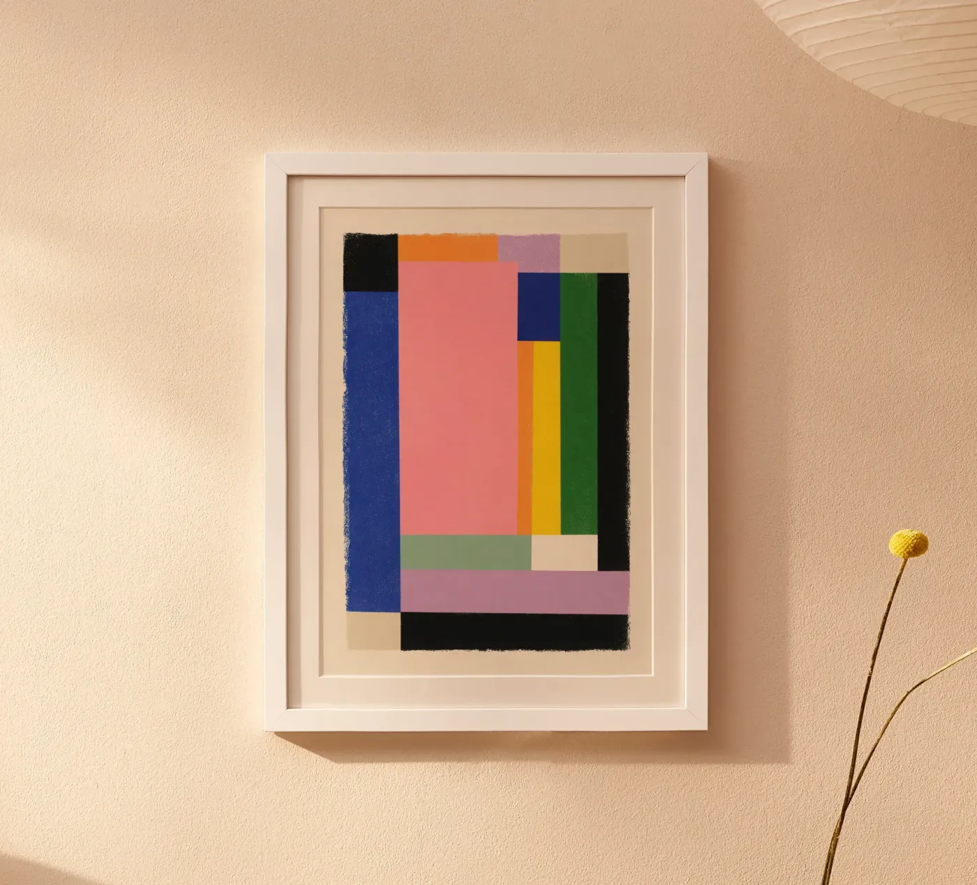 Farbraster Komposition Poster von Form And Function