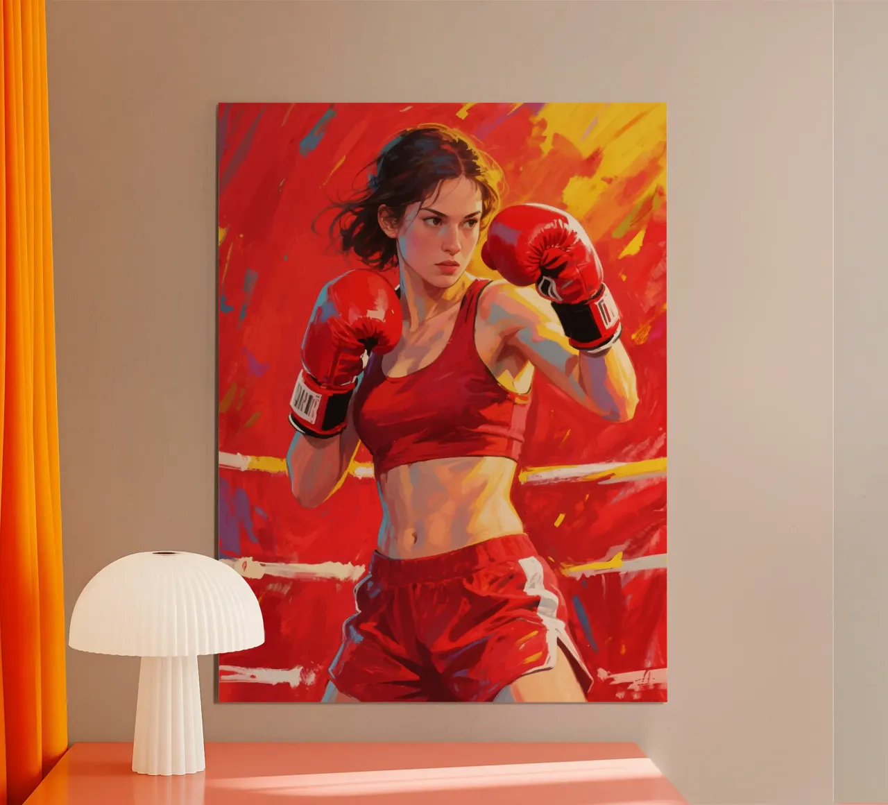 Boxeuse poster de Slash Shop