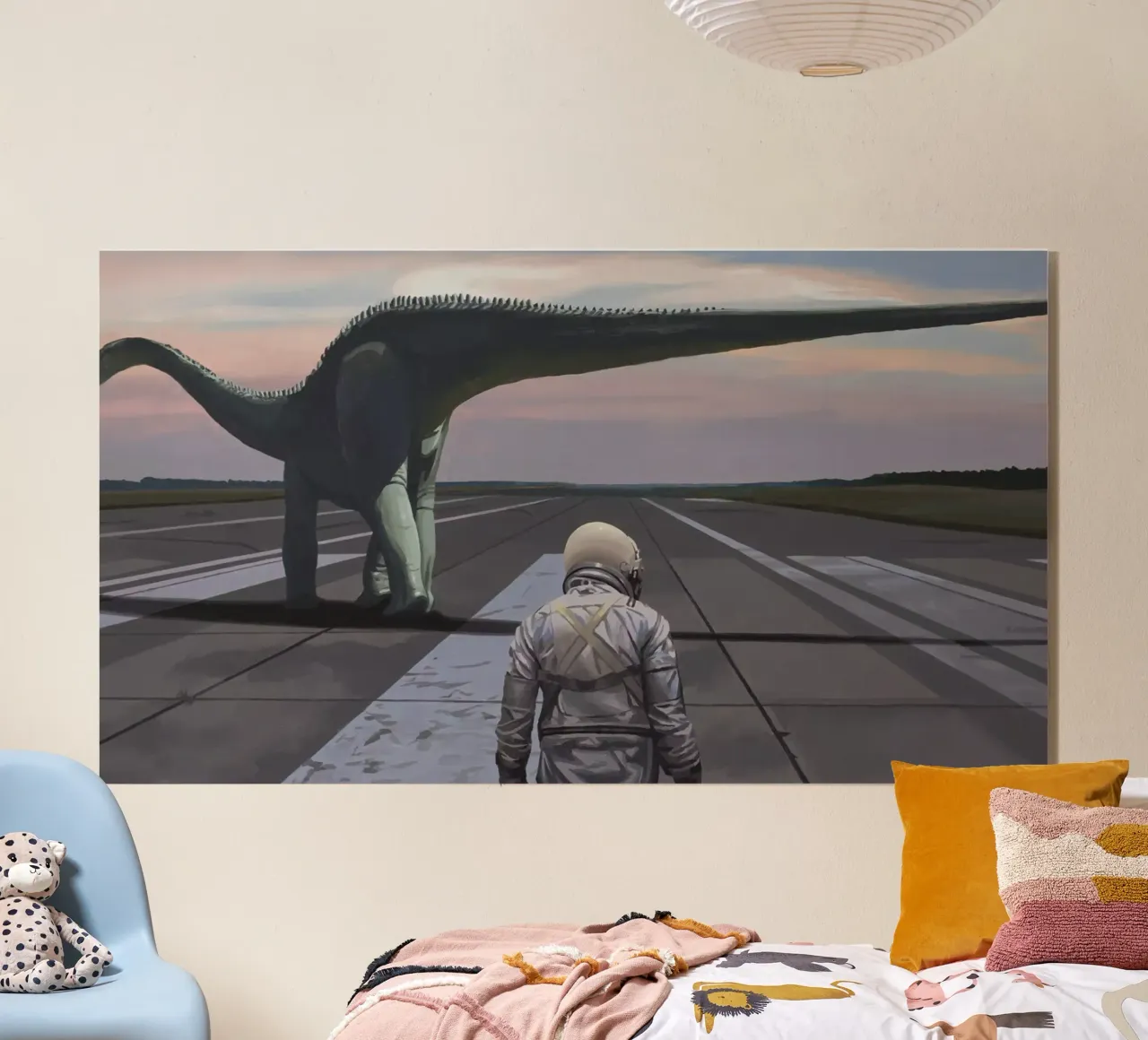 Diplodocus plexiglass da Scott Listfield