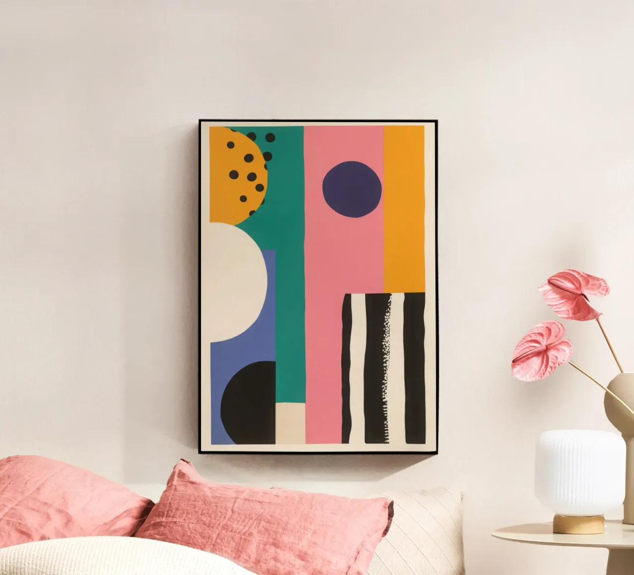 Abstract colour forms acrylic glass by Form And Function