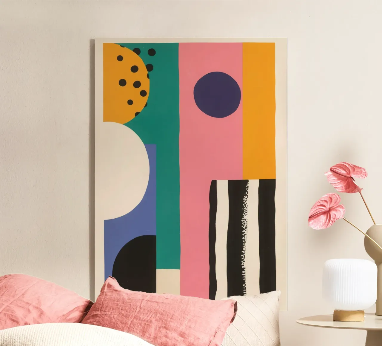 Abstract colour forms acrylic glass by Form And Function