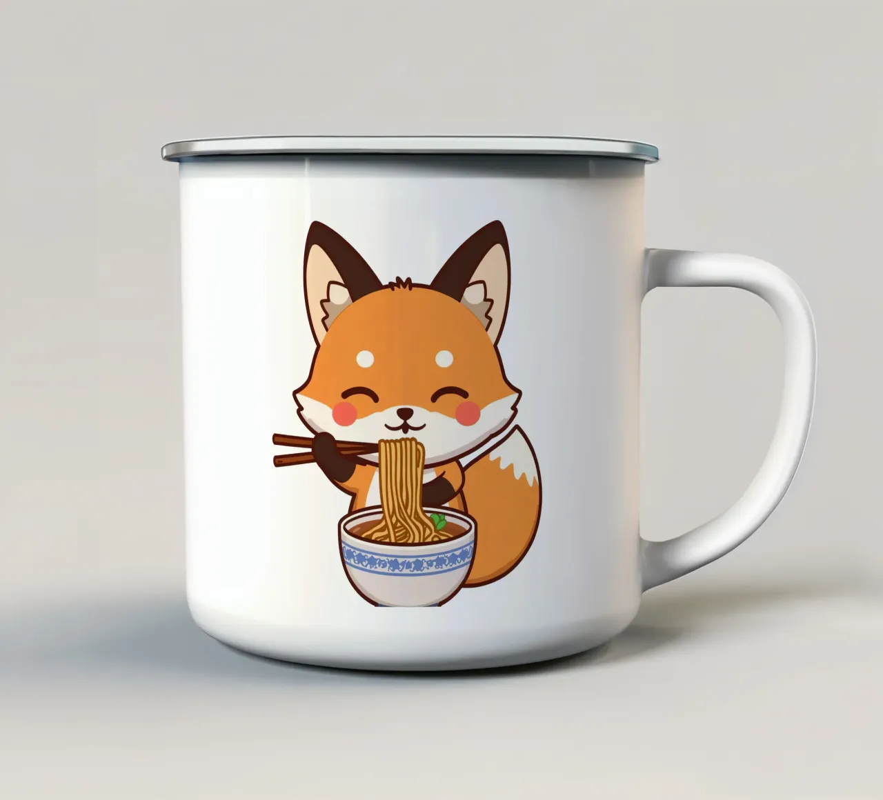 Voxy's Ramen Delight - Una ciotola di felicità tazza in smalto da Voxy's Adventures