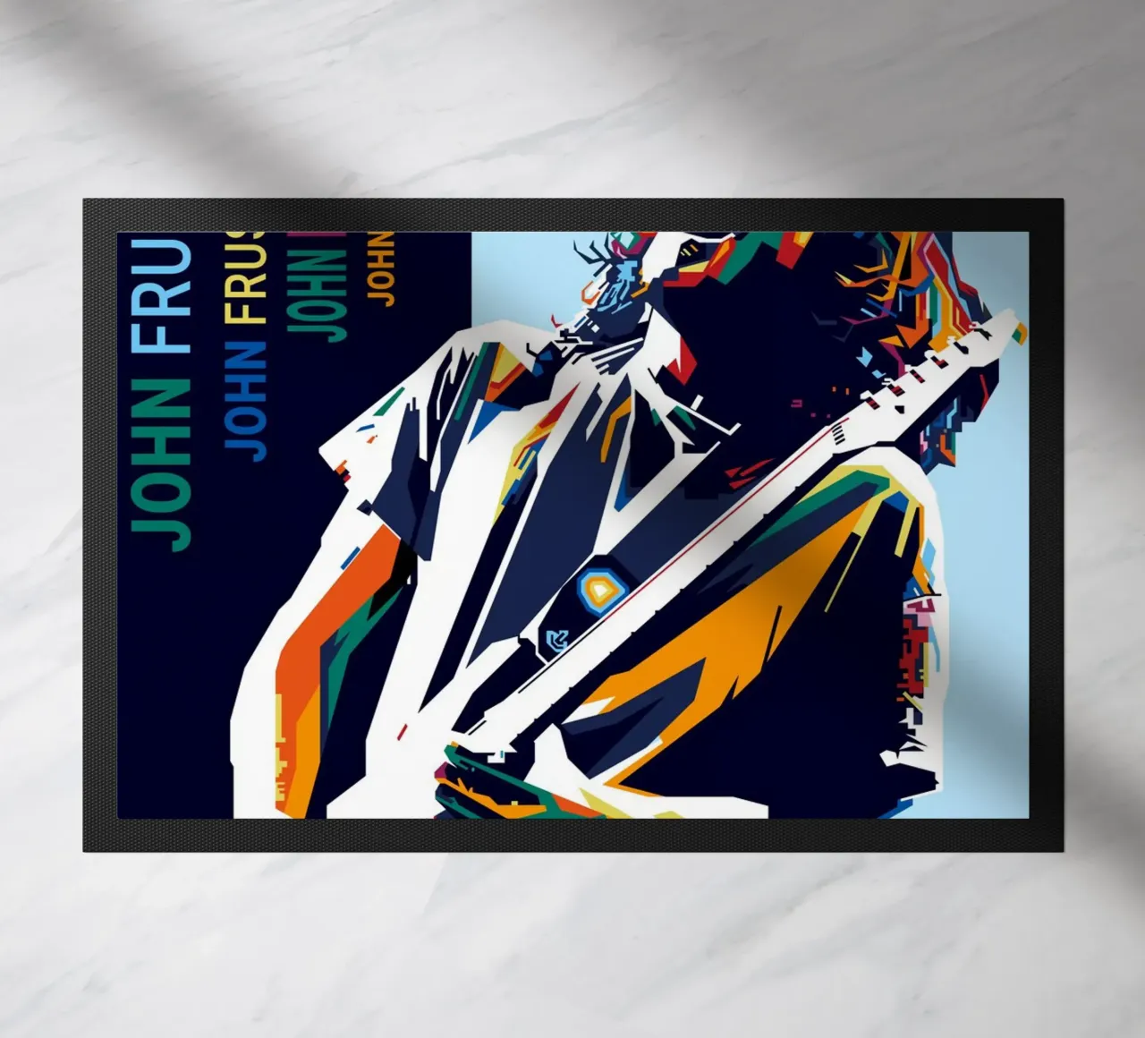 John AF Style WPAP doormat by SW Artwork