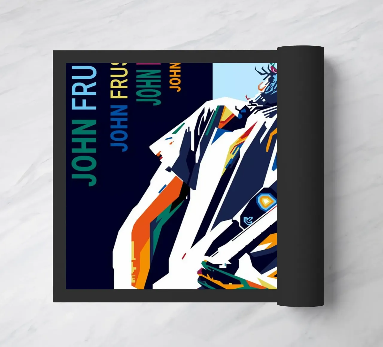 John AF Style WPAP doormat by SW Artwork