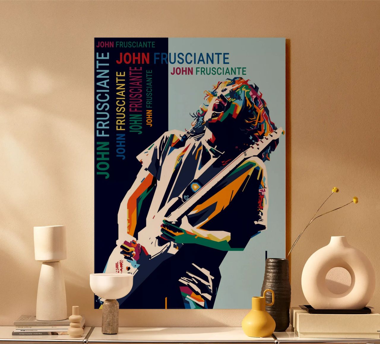 John AF Style WPAP plexiglass da SW Artwork