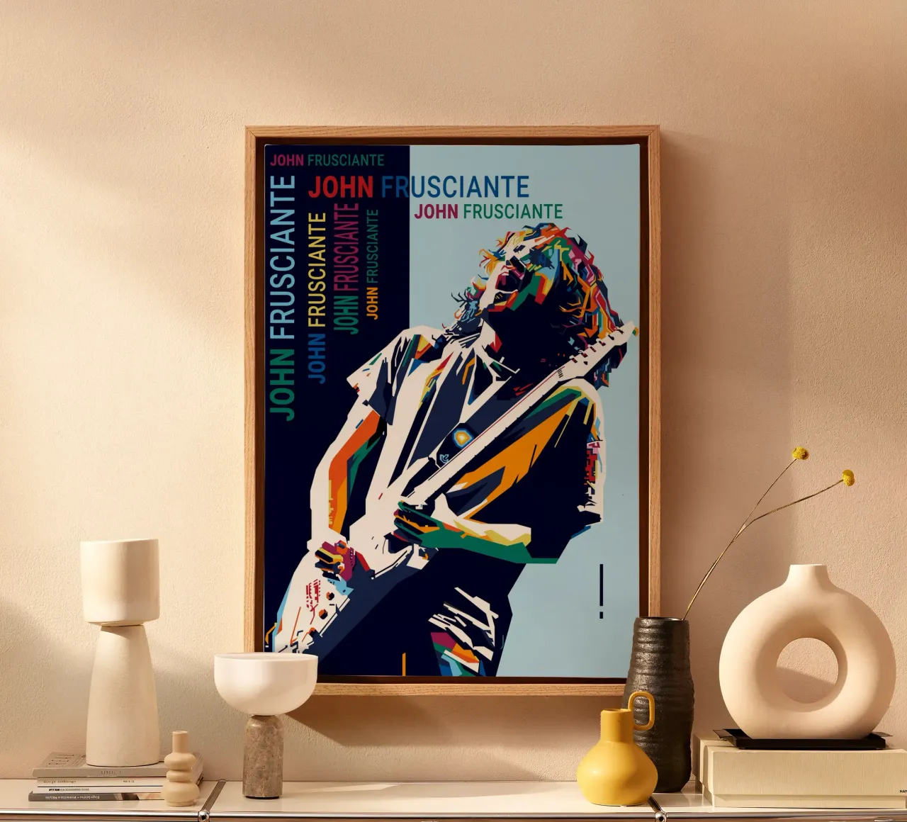 John AF Style WPAP Leinwand von SW Artwork