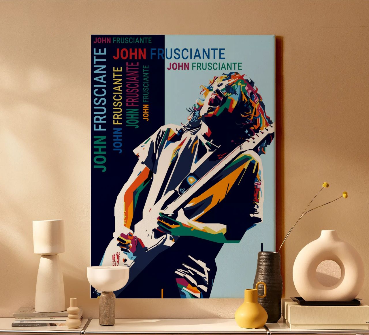 John AF Style WPAP canvas by SW Artwork