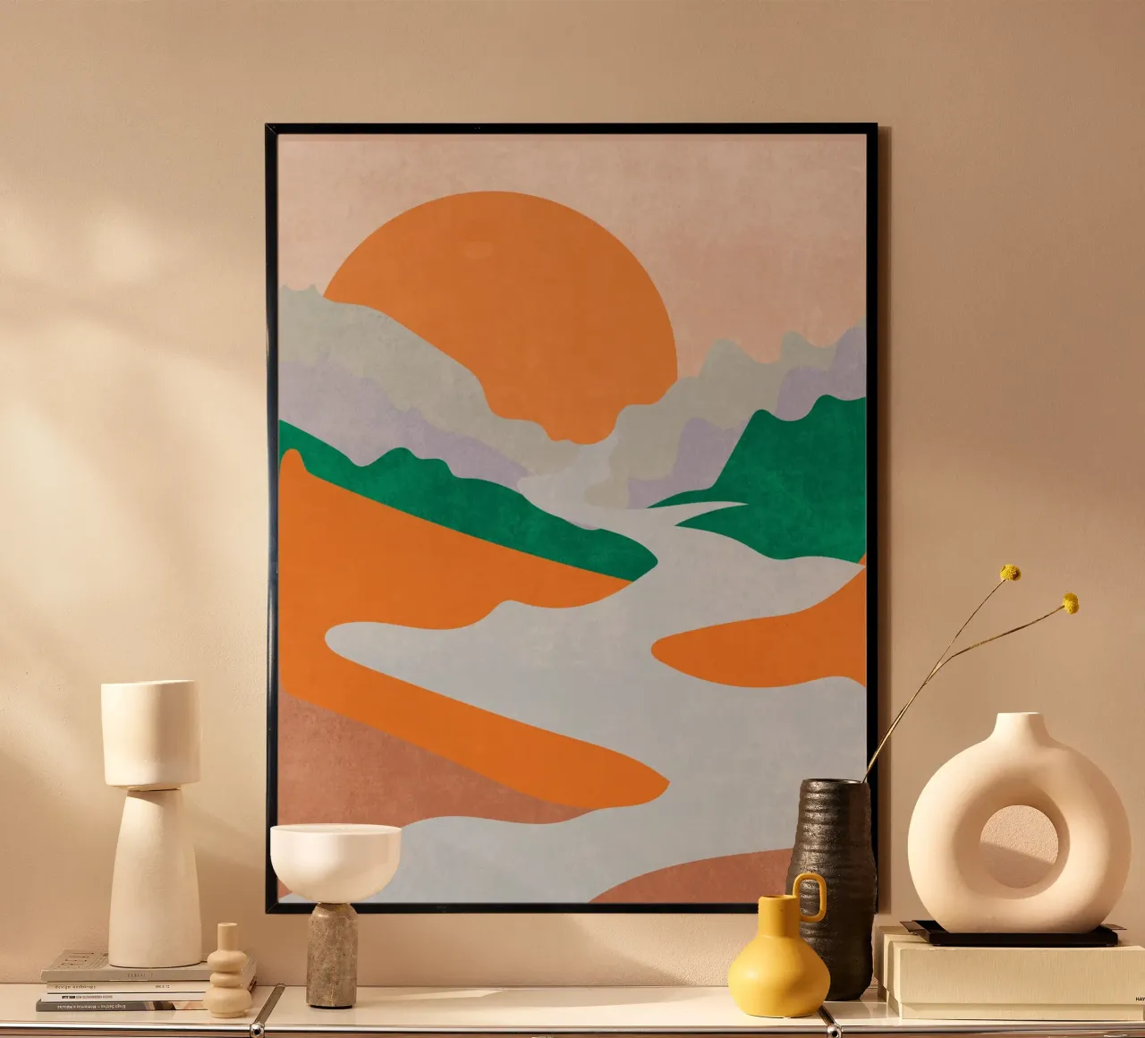 River Sunset poster da artshop