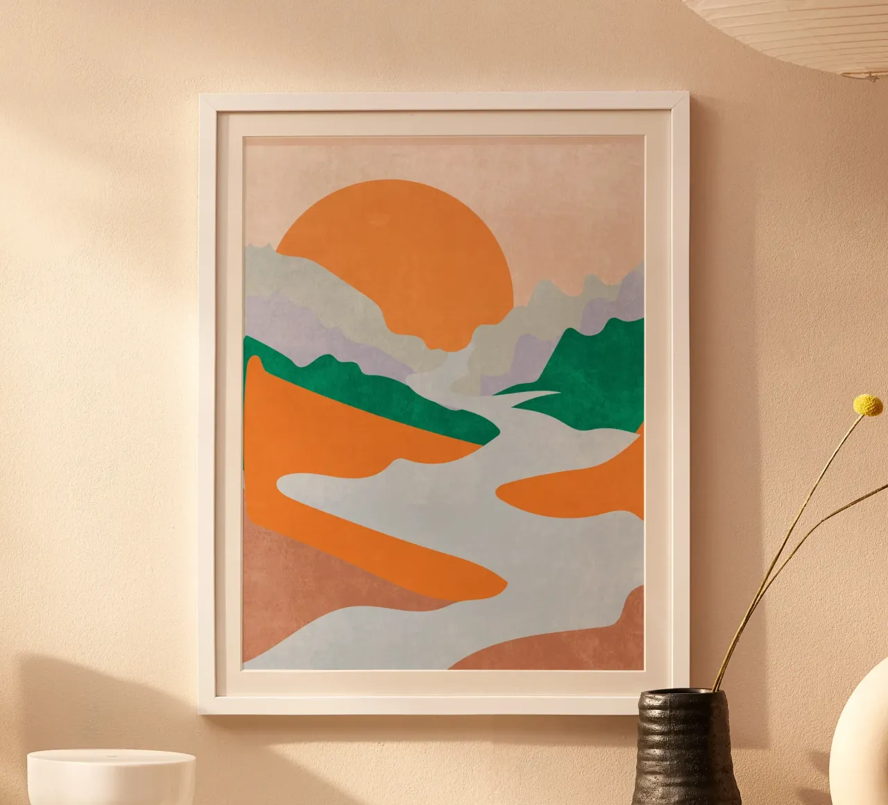 River Sunset poster da artshop