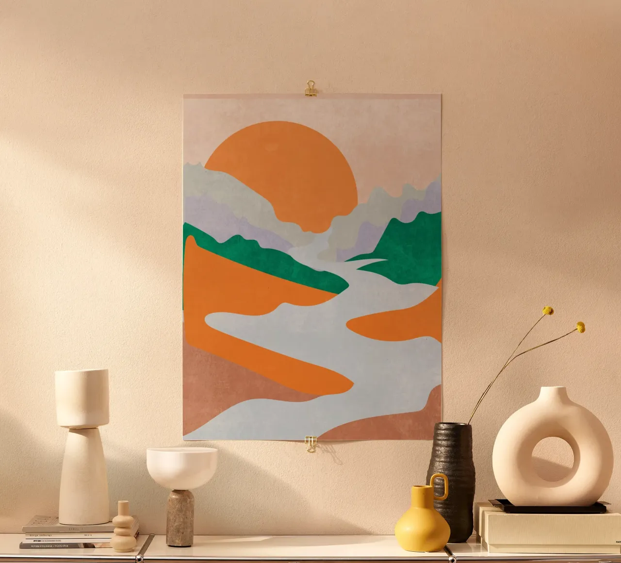 River Sunset poster da artshop
