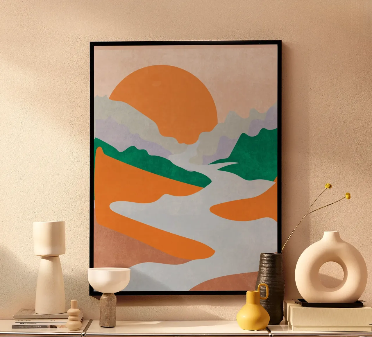 River Sunset poster da artshop