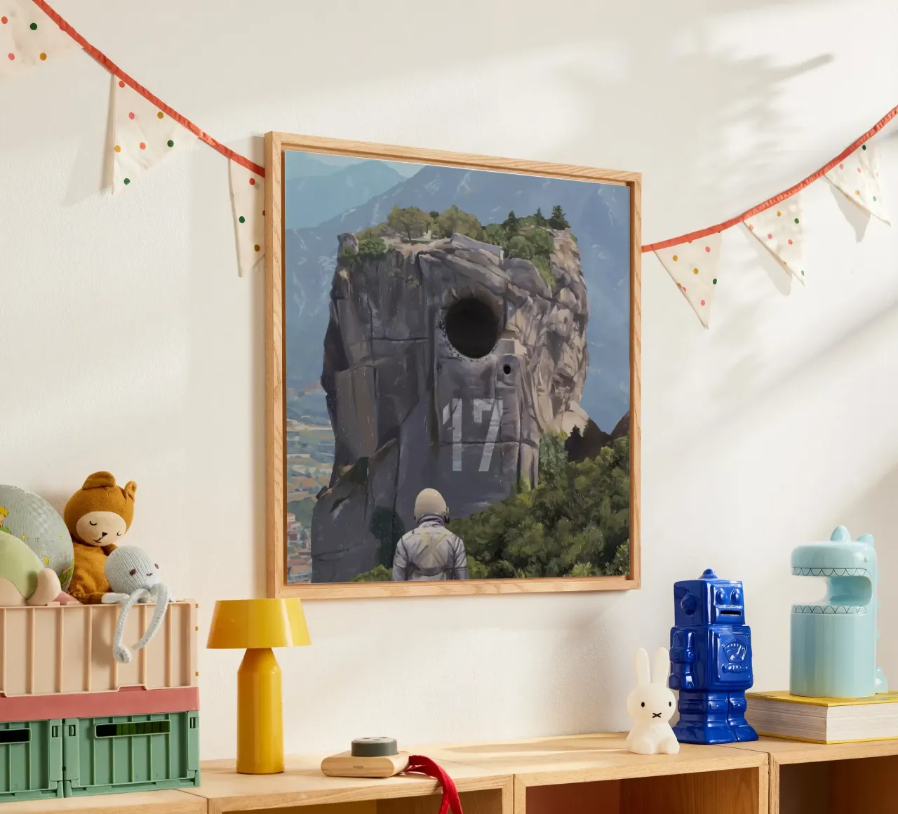 Number 17 acryl van Scott Listfield