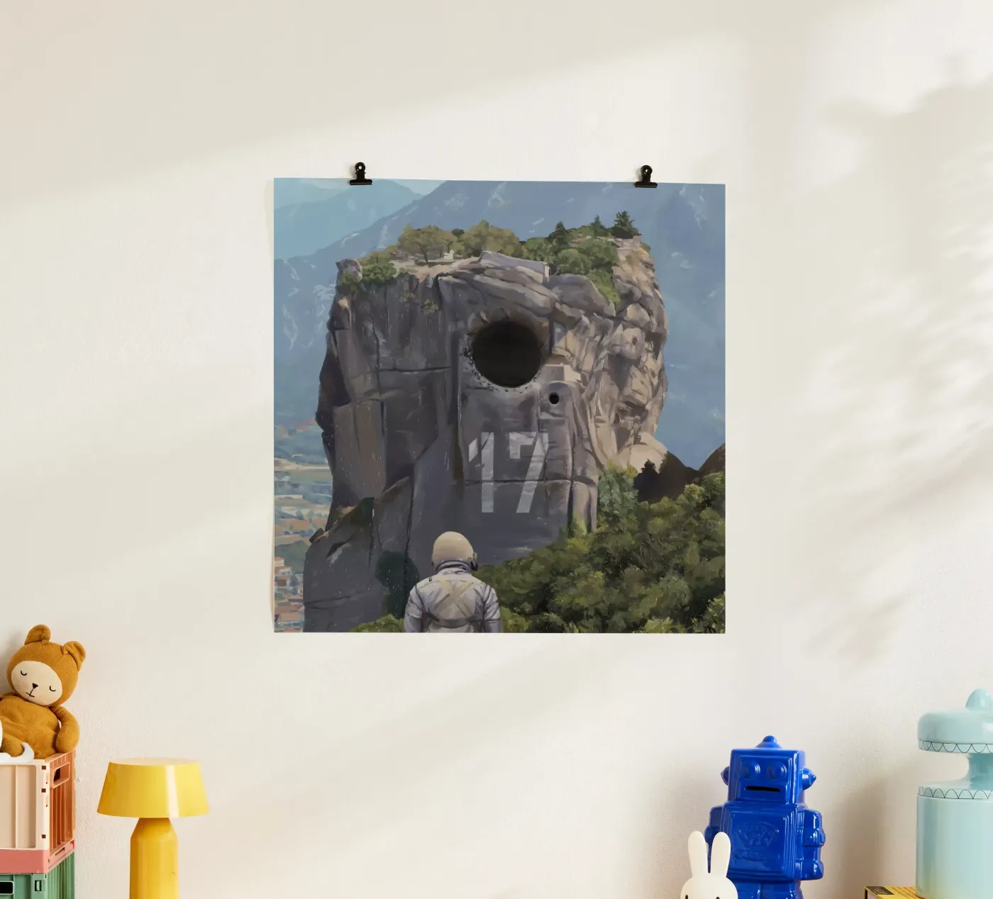 Number 17 poster by Scott Listfield