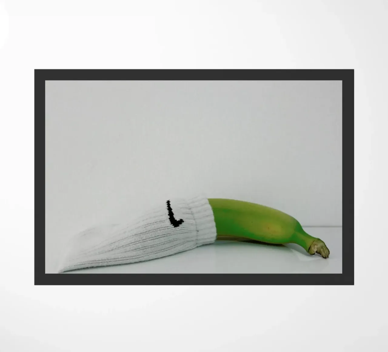 Yellow doormat by George Griefy