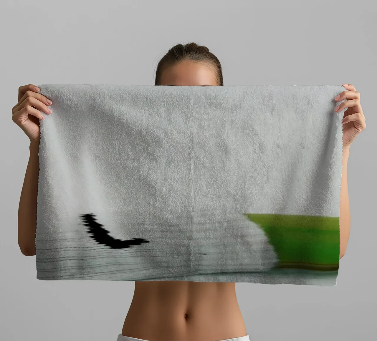 Yellow towel by George Griefy