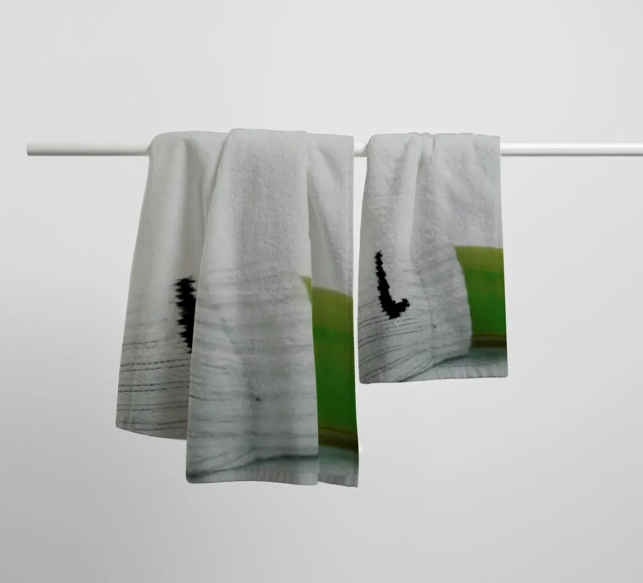 Yellow towel by George Griefy