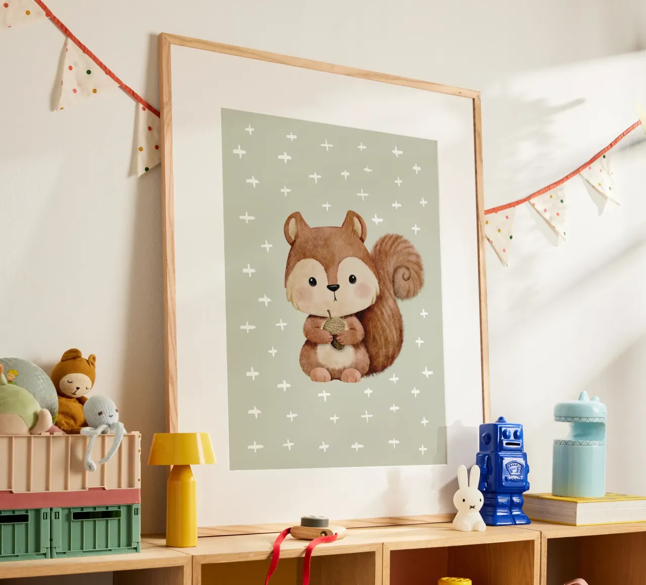 Cute squirrel poster by NoordalLiving