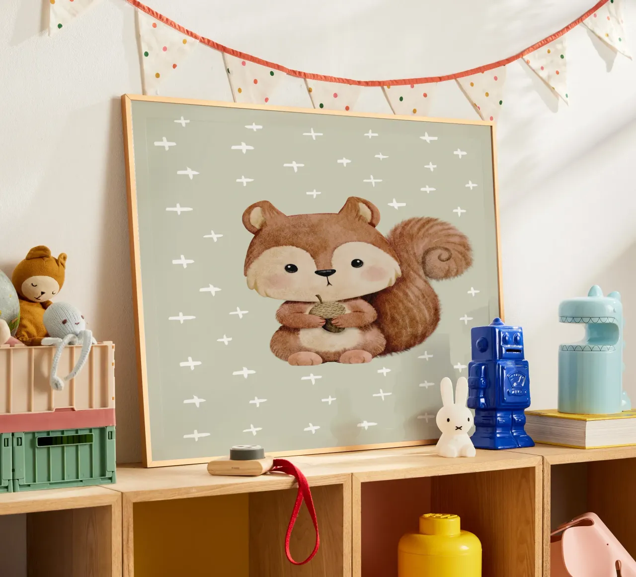 Cute squirrel poster by NoordalLiving