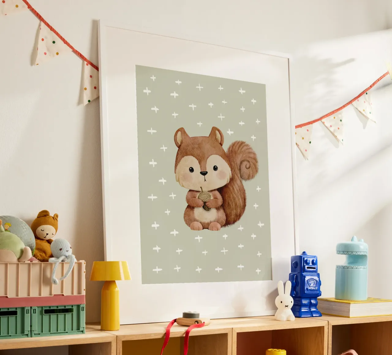 Cute squirrel poster by NoordalLiving