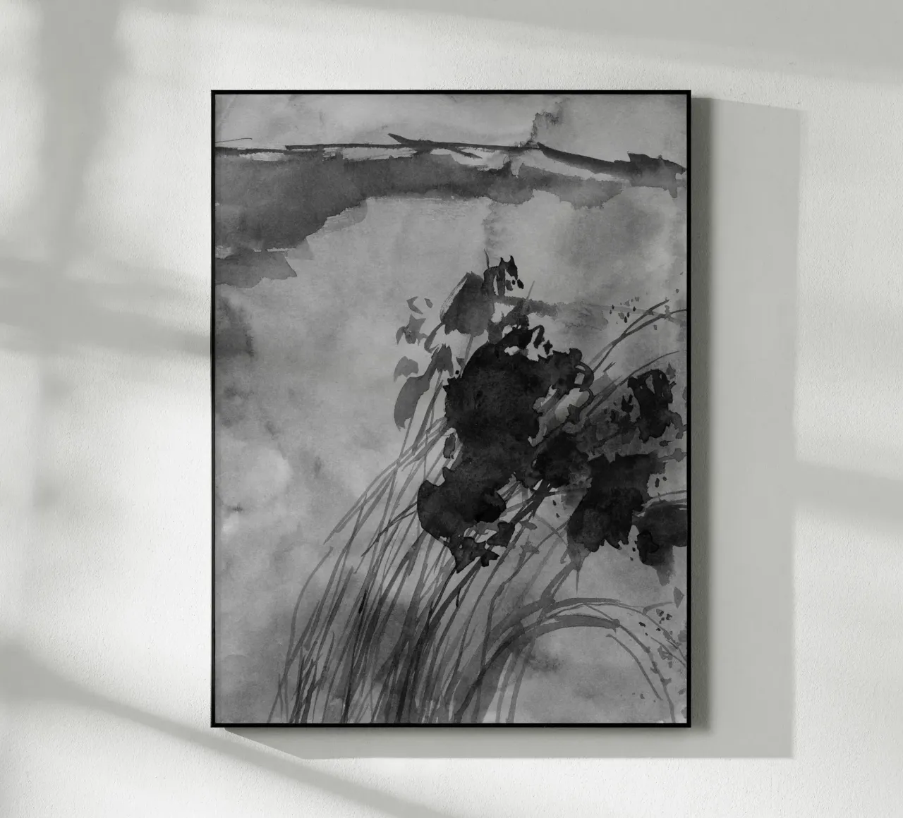 Stille wind acryl van Studio 3