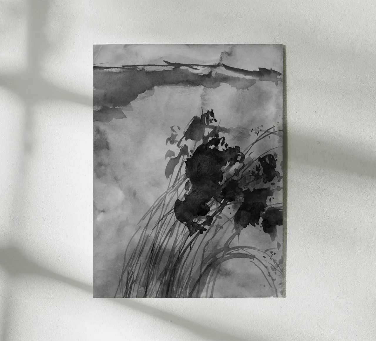 Stille wind acryl van Studio 3