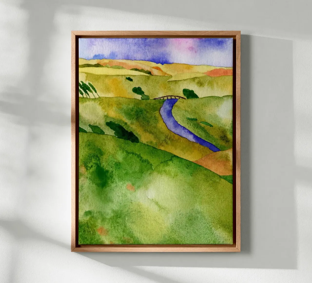 River Path canvas by Studio 3