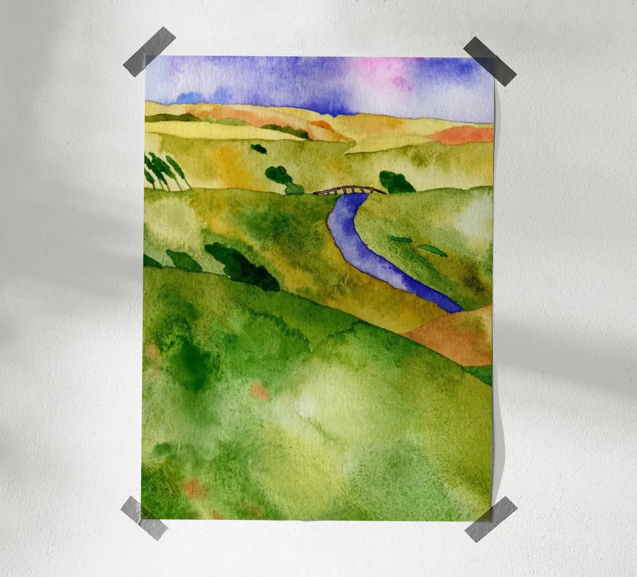 River Path Poster von Studio 3