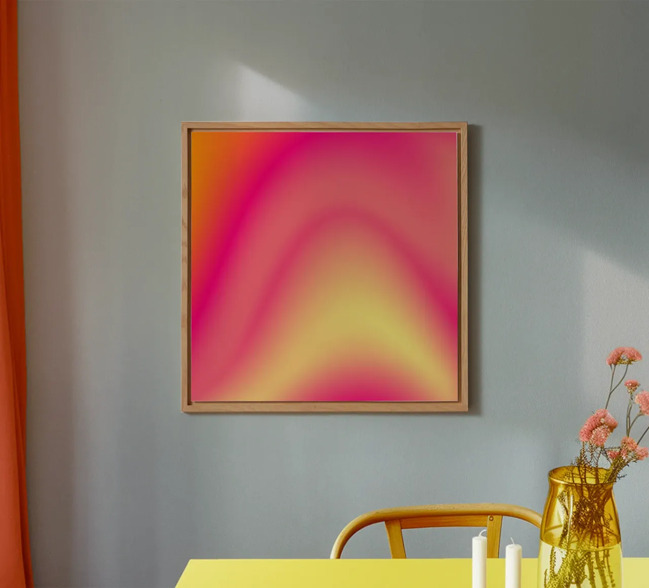 YOUR PRESENCE IS A GIFT 🧡 forex-plaat van ÂME LIBRE STUDIO