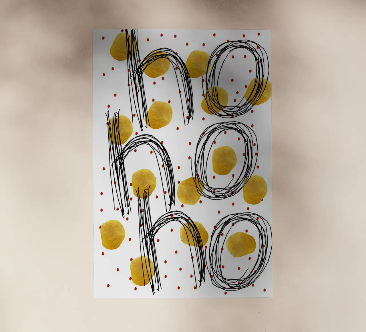 Hohoho pellicola backlit da Christmas with Froilein Juno