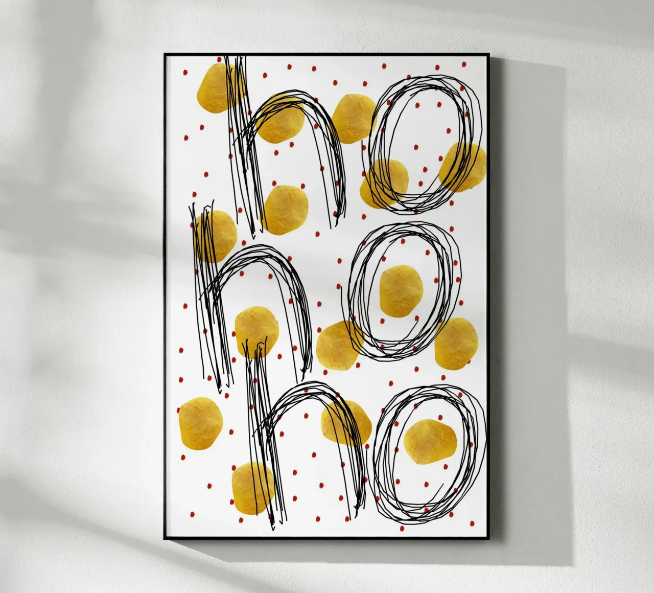 Hohoho plexiglass da Christmas with Froilein Juno