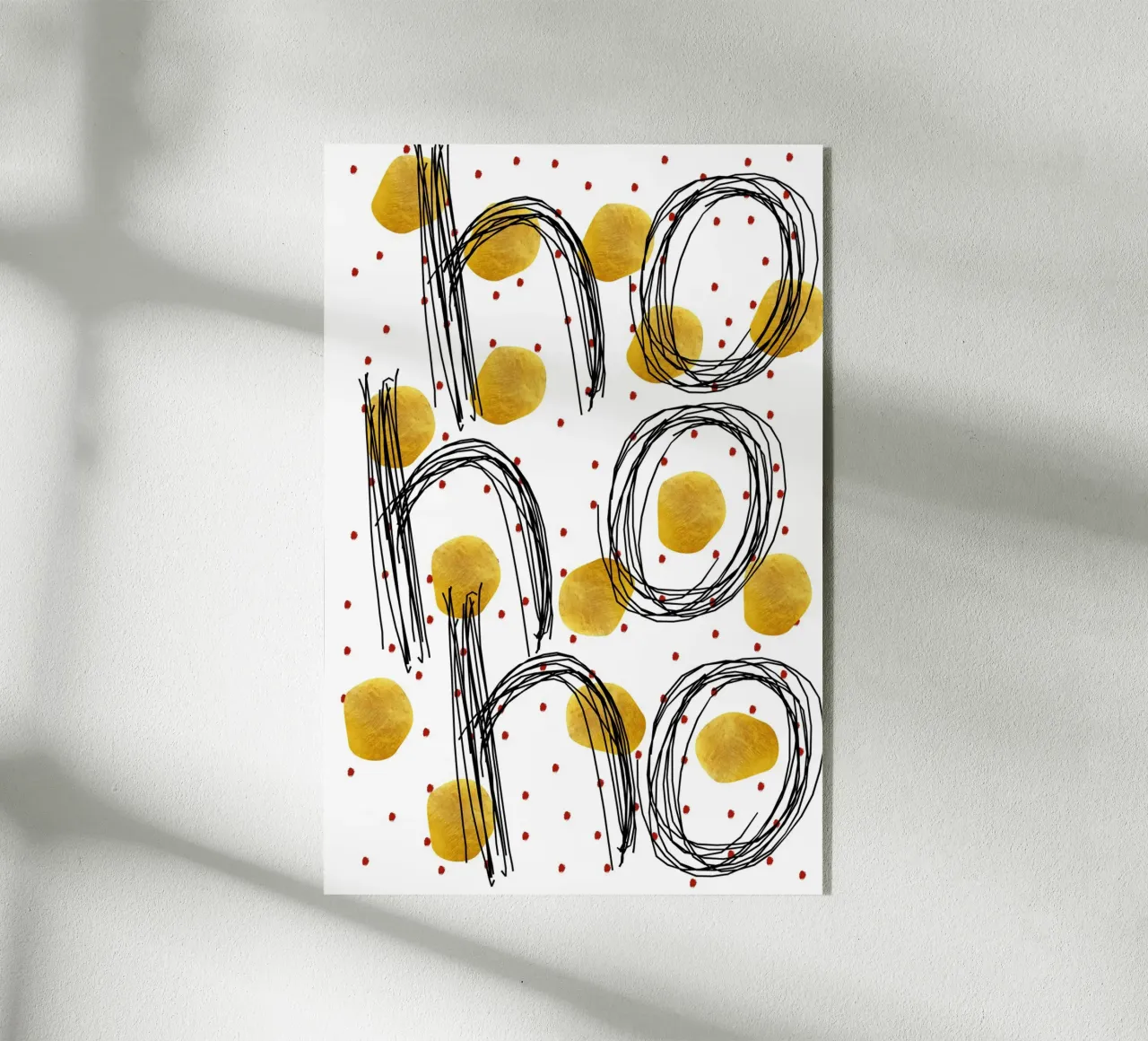 Hohoho plexiglass da Christmas with Froilein Juno