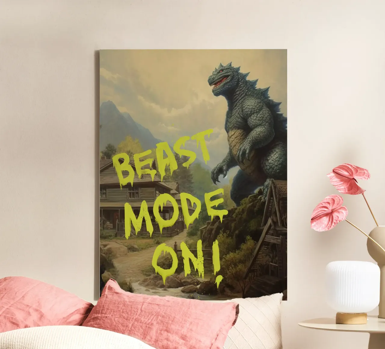 Beast mode on tela con Cornice a cassetta da Dikhotomy