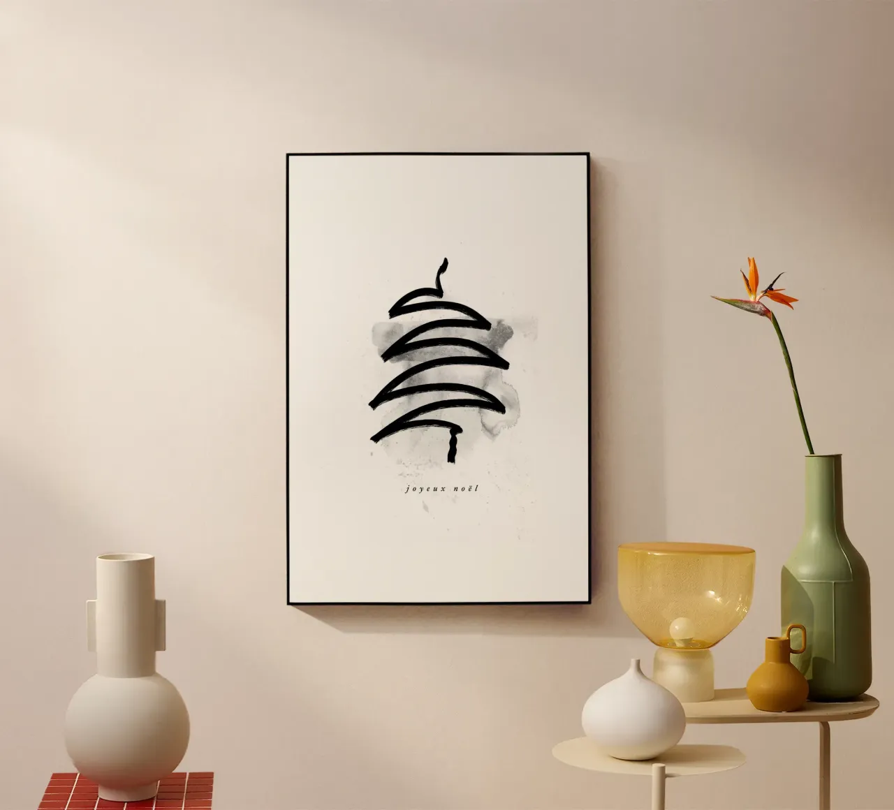 Joyeux Noel plexiglass da Christmas with Froilein Juno