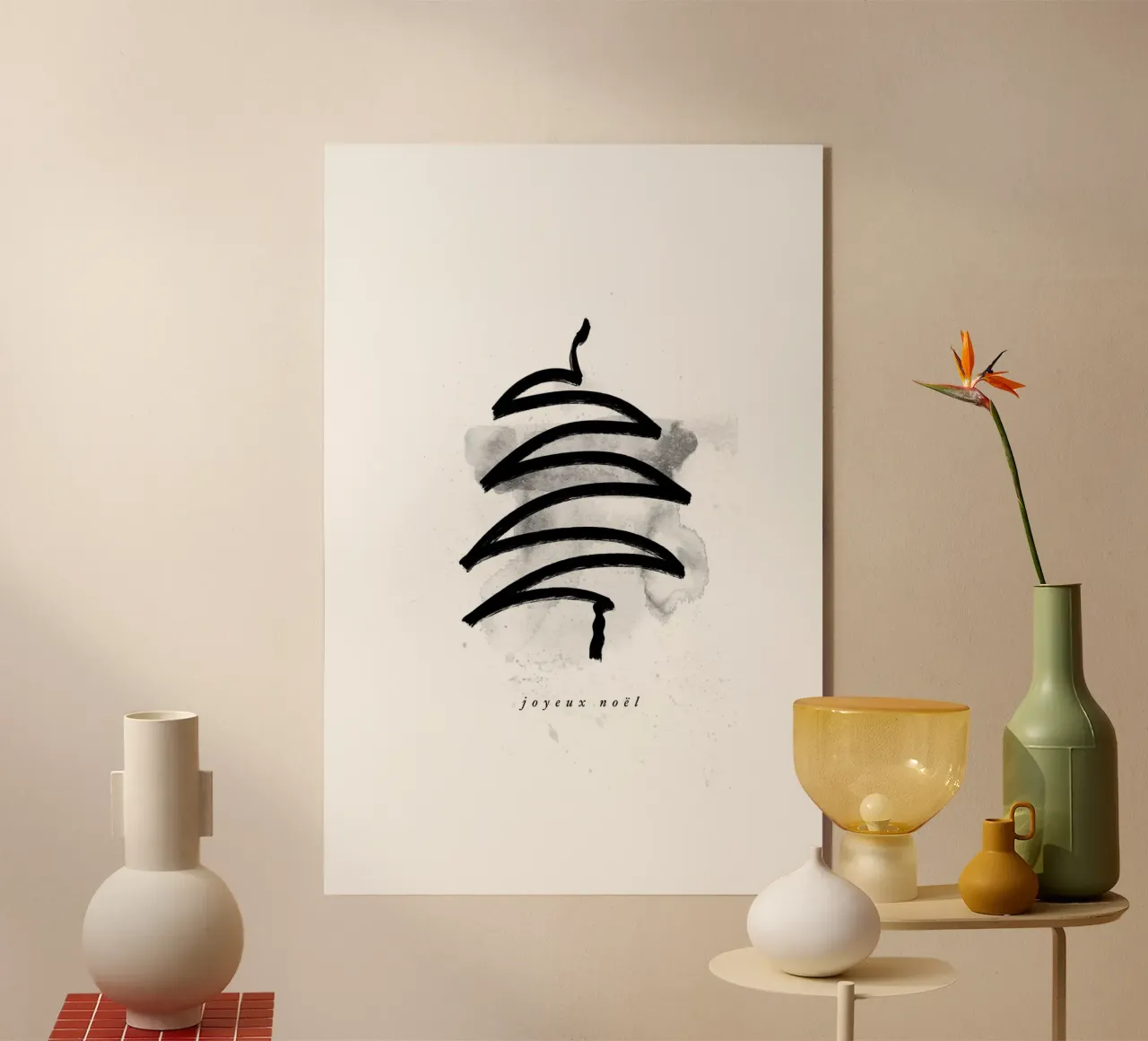 Joyeux Noel plexiglass da Christmas with Froilein Juno